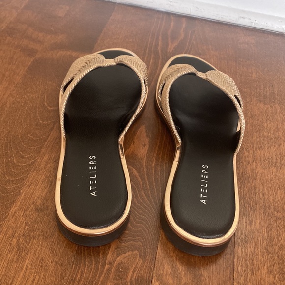 Ateliers Slide Sandal Shoe Bronze size 38 - Picture 4 of 5